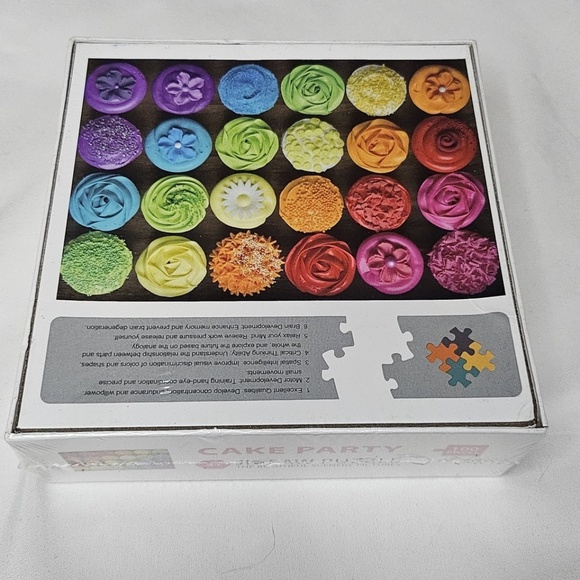 New Cake Party Cupcakes 100 Pieces Jigsaw Puzzle Beautiful Scenery Pictures 3+ - Picture 7 of 7